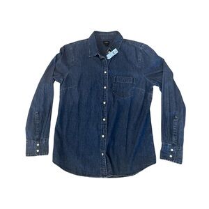 J. Crew Indigo Denim Shirt